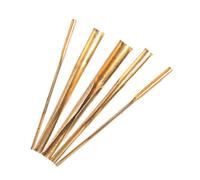 iplusmile Lot De 5 Emporte-pièces Circulaires Pour Argile, Outils De Poterie En Laiton, Fournitures Pour Bricolage, Perçage, Sculpture, Modelage, Rainurage, Sculpture, Doré