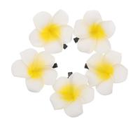 iplusmile Lot De 5 Mini Pinces À Cheveux En Forme De Plumeria, Ornements Floraux Pour Cheveux, Pour À La Plage, Fêtes, Mariages, Épingles À Cheveux, Barrettes Pour Femmes