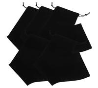 iplusmile Lot de 5 Paquet de Rangement à Cordon en Tissu Pelucheux pour Fer à Friser et Lisseur 12X44 CM Paquet de Voyage pour Femme Pochette Pratique et Légère pour Outils de Coiffure