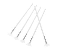 iplusmile Lot de 5 Pinceaux Éventail pour Masque Facial 20 Cm Fibres Synthétiques Douces pour Peaux Variées Soin Visage Maison et Voyage