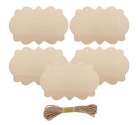 iplusmile Lot De 5 Plaques Décoratives Vierges En Panneaux En Vierges Panneaux En Pour Écrire En À Faire Soi-Même À Suspendre