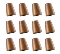 iplusmile Lot de 50 Boucles d'Arrêt en Bois Butée d'Extrémité de Corde Compacte Accessoire Réglable pour Vêtements Paquet et Cordons de Sport Fermeture à Glissière Pratique et Solide