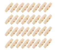 iplusmile Lot de 50 Boutons en Bois Naturel à Double Trou 3 CM pour Manteaux et Pulls Boutons à Bascule Décoratifs pour Couture Accessoires Solide pour Projets DIY et Vêtements