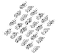 iplusmile Lot De 50 Breloques Feng Shui Pi Yao Pendentif Chinois Pendentif De Protection Chinois Vintage En Argent