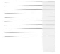 iplusmile Lot de 50 Drapeaux D'arroseur Blanc pour Jardin et Pelouse, Marqueurs Solides avec Mât, Signalisation Irrigation Extérieure, Usage Topographique et Aménagement Paysager