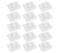 iplusmile Lot de 50 Fixations Murales et Ancrages de Sécurité pour Meubles Stabilisateurs Adhésifs Anti-Basculement 6X6 CM Accessoires pour Barrières de Parc Bébé Protection Salle de