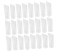 iplusmile Lot De 50 Flacons Cosmétiques Rechargeables 30 Ml Tubes Plastiques Souples Blanchis Bouchon Anti-fuite Pour Lotion Mains Et Nettoyant Visage Voyage