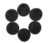 iplusmile Lot de 6 Bouchons de Vidange en Caoutchouc pour Kayak avec Anneau 45×3 CM Étanches et Universels Accessoires pour Kayak Sit-on-Top Canoë et Sports Nautiques