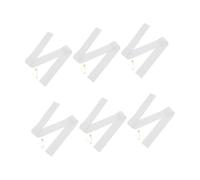 iplusmile Lot de 6 Écharpes Vierges Blanches à Épingler Taille Unique en Tissu Solide Écharpes Multifonctionnelles DIY pour Enterrement de Vie de Jeune Fille Mariages et Fêtes