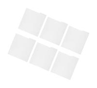 iplusmile Lot de 6 Intercalaires en Vinyle Blanc pour Stockage de Disques Vinyles, Protections Polyvalentes en Pp, pour Organiser Votre Collection Musicale