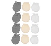 iplusmile Lot De 6 Paires De Et Mitaines Pour Bébé Mitaines Respirantes Et Anti-Rayures Protège-Mains Pour Bébé