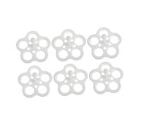 iplusmile Lot De 6 Supports À Œufs Cuits À La Vapeur 5 Pots De Santé Plateau À Œufs Support À Œufs Pour Pot Support À Œufs Domestique Support De Cuisson À La Vapeur Support De Cuiseur