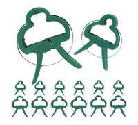 iplusmile Lot de 80 Clips Horticoles en Plastique pour Plantes Grimpantes et Tomates Assortiment 30 Grands 50 Petits Pinces de Fixation pour Tiges de Fleurs Supports Solide pour Jardin