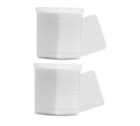 iplusmile Lot De 800 Disques De Coton Démaquillants Blancs, 400pcs x 2 Boîtes, Adaptés Pour Dissolvant D'huile Ongles, Usage Maison Et Salon, Lingettes Épaisses Douces Et Absorbantes