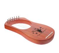 iplusmile Lyre Harpe Cordes pour Garçon Fille Débutants Instrument à Cordes Métalliques Portable Harpe Petite Artisanale pour Musique Apprentissage