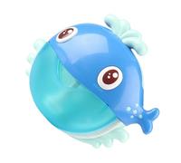 iplusmile Machine à Bulles de Bain Forme de Baleine Léger Plastique pour Garçon Fille Souffleur de Bulles Portable pour Piscine