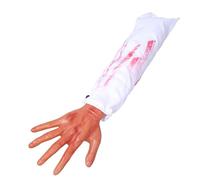 iplusmile Main de Simulation 1 Pièce pour Halloween en Latex Blanche Accessoire Effrayant et Réaliste, pour Maison Hantée et Chambre Secrète