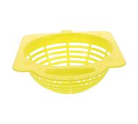 iplusmile Maison D'oiseau du Nid D'oiseau Nid De Canari Pan De Nidification Canari Outil D'éclosion des Œufs Récipient De Reproduction d'oiseaux Outil De Nidification Canari Plastique Yellow