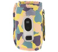 iplusmile Manchon Chauffe-Biberon Portable USB Affichage Numérique Température Réglable 5 Niveaux Couleur Camouflage Jaune Rechargeable pour Voyage et Repas en Extérieur