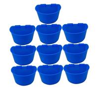 iplusmile Mangeoire à Pigeons Suspendue en Plastique Épais, Bol pour Mangeoire à Oiseaux, Grosse Taille, Alimentation Et Eau, Compatible Cages à Oiseaux, Petit Oiseau Et Pigeon