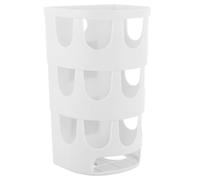 iplusmile Mangeoire Suspendue pour Lapins et Cobayes en Plastique Blanc Surface Lisse, Grand Support Pratique pour Foin Anti-gaspillage en Cage Intérieure