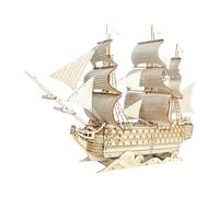 iplusmile Maquette De Bateau Voilier Puzzle En Bois Bricolage Maquettes De Bateaux Pour Adultes Bricolage Construction Décoration De Table Marron Clair