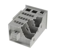 iplusmile Maquette de Bâtiment Facile à Assembler 1:144 en Plastique Ruines Réalistes, Décoration de Diorama pour Paysage Ferroviaire pour Scènes de Table