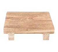 iplusmile Marchepied en Bois pour Salle de Bain Cuisine, Tabouret Bas | Structure Stable, Assise Compacte et Gain de Place, pour Garçon et Filles et Adultes, Usage Intérieur et Extérieur