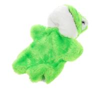 iplusmile Marionnette Main Peluche Amphibien Verte Interactif pour Garçon Fille Accessoire de Conte et Jeu Parent-garçon Fille Marionnette Doigt et Confortable