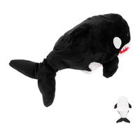 iplusmile Marionnette Main Peluche Animale Mignonne avec Bouche Mobile Interactif pour Garçon Fille Marionnette Doigt Océan pour Raconter des Histoires Éducatif Parent-garçon Fille