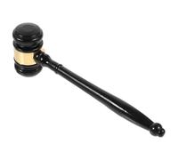 iplusmile Marteau Bois pour Juge et Avocat Marteau de Vente Aux Enchères Pratique Bois Naturel Finition Élégante Confortable et Cadeau pour Professionnels du Droit