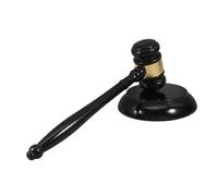 iplusmile Marteau de Juge Bois Robuste avec Socle pour Enchères et Jeux de Rôle Décoration pour Bureau et Développement de Limagination des Garçon Fille