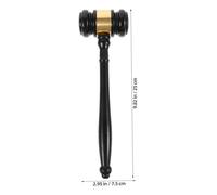 iplusmile Marteau de Juge Bois Robuste Gavel Clair pour Vente Aux Enchères Accessoire pour Juge Avocat et Commissaire-priseur