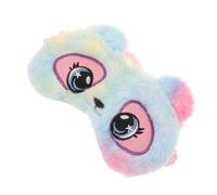 iplusmile Masque de Sommeil Peluche Douce avec Design Animaux Masque de Nuit Confortable pour Adultes et Garçon Fille pour Voyage Siestes Couverture Lumière Unique avec Effet Tie Dye
