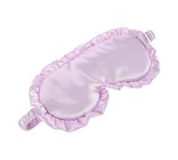 iplusmile Masque de Sommeil Soie Immitée avec Dentelle pour Femmes Masque Yeux Doux et Bloquant la Lumière Confortable pour Nuit et Voyage Couverture Occultante pour Dormir