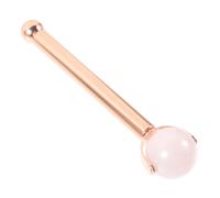 iplusmile Massageur Visage Jade Rose avec Bille Ronde Outil Doux et Sûr pour Massage Facial Améliore Circulation et Éclat Peau