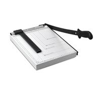 iplusmile Massicot Papier avec Guide Réglable Base Métal Solide et Antidérapants pour Coupe Précise et Stable Outil de Découpe Manuel Professionnel pour Bureau et Scrapbooking