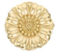 iplusmile Médaillon de Luminaire Vintage en Plastique Or Forme Fleur, Socle de Plafonnier Solide et Résistant aux Chocs pour Bureaux et Commerces