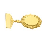 iplusmile Médaillon Métal Décoratif Badge Costume Léger et Portable Épinglette Uniforme pour Hommes et Femmes Broche Médailles Honneur Élégante et Facile à Porter