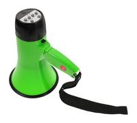iplusmile Mégaphone Portable Vert avec Haut-Parleur 25w et Enregistrement 240 Secondes pour Événements en Extérieur et Sécurité, Matériau Abs avec Poignée Ergonomique