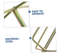 iplusmile Mélangeur Perceuse Multifonction pour Peinture et Ciment Tige Carrée Côtés Accessoire Outil Électrique Compatible Agitateur Rapide et Facile à Installer pour Enduit Réutilisable