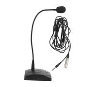 iplusmile Microphone à Condensateur Filaire à Col de Cygne Haute Sensibilité pour Conférence et PC Bureau Design Compact et Flexible de Bruit Intégrée