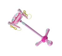 iplusmile Microphone Garçon Fille Lumineux Musical Double Microphone Karaoké sans Piles Rose pour Garçon Fille