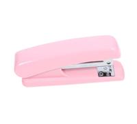 iplusmile Mini Agrafeuse de Bureau Multifonctionnelle Portable et Sécurisée Compatible Agrafes et Capacité pour Fournitures Scolaires et Bureau Couleur Rose