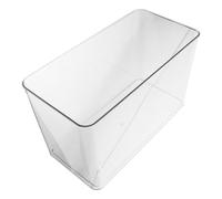 iplusmile Mini Aquarium Terrarium Transparent pour Tortues et Reptiles Petit Terrarium de Bureau Compact Micro Paysage Écologique pour Poissons Betta et Goldfish Enclos Plastique Clair