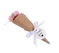 iplusmile Mini Bougie Parfumée Rose de Fleur, Bouquet de Mini Œillets