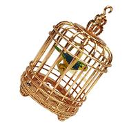 iplusmile Mini Cage à Oiseaux Décorative Modèle De Simulation Décoration De Maison Accessoire De Mini Maison Décoration pour Bureau Et Jardin