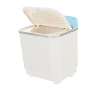 iplusmile Mini Machine à Laver Garçon Fille Plastique Réaliste pour Jeu de Rôle Éducatif Garçon Fille Modèle Portable Blanc