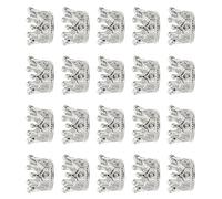 iplusmile Mini Pendentifs Couronne Alliage Argenté 50 Pcs pour Création Bijoux Diy, Breloques Légères, Décoration Bracelets et Colliers, Loisirs Créatifs, Fête, Accessoires Personnalisés