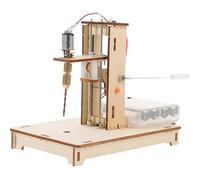 iplusmile Mini Perceuse de Bureau DIY Compacte Kit de Perceuse à Colonne pour Bricolage et Projets Scientifiques Outil Léger et Stable pour Perçage Précis